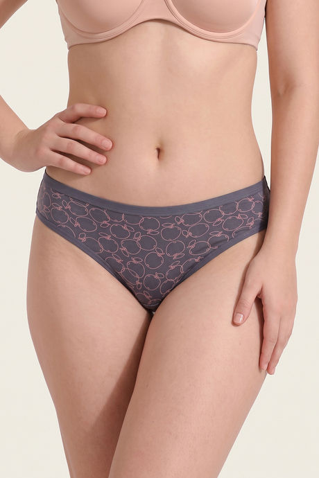 Zivame Low Rise Full Coverage Bikini Panty (Pack of 3) - Multicolor — image 2